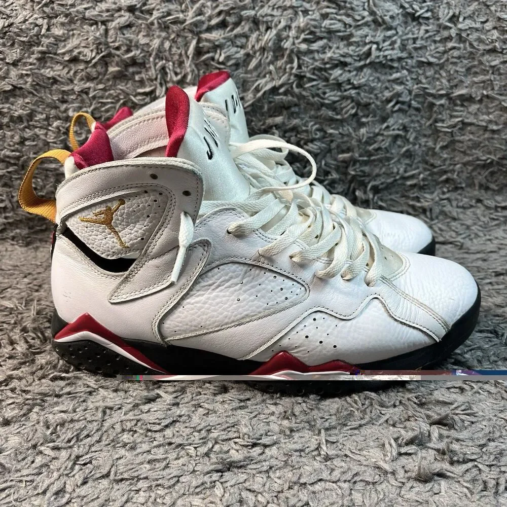 Air Jordan 7 Retro Cardinal 2022 Men's Sneakers Size 10